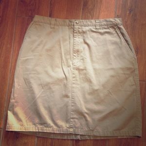 Eddie Bauer Twill skirt